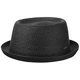 Stetson Dawson Chapeau Pork Pie de Paille Protection UV 40 Unisexe Printemps Ete