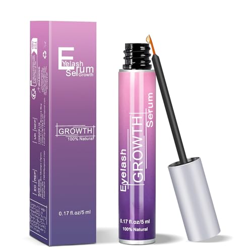 Sérum para Pestañas - Sérum con Péptidos y Biotina para Pestañas Más Largas, Gruesas y Naturalmente Hermosas - Fórmula Suave, Calma la Sensible Zona de los Ojos, Fórmula Vegana, 5 ml