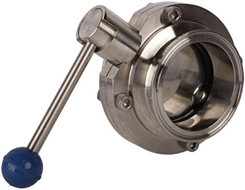 Butterfly Valve | Tri Clamp 3 inch Pull Handle - Stainless Steel SS304 / EPDM - Glacier Tanks - (2 Pack)