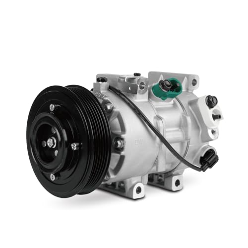 CARSTECH Air Conditioner AC Compressor with Clutch Compatible with Hyundai Accent 1.6L 2012-2017, Kia Rio 1.6L 2012-2017