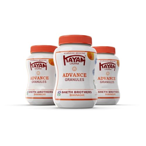 Sheth Brothers Kayam Churna Advance Granules | Immunity Booster and Ayurvedic Medicine for Indigestion | Pack of 3