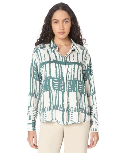 Image of VERO Moda Women Printed Shirt | Long Sleeve | Regular Fit
