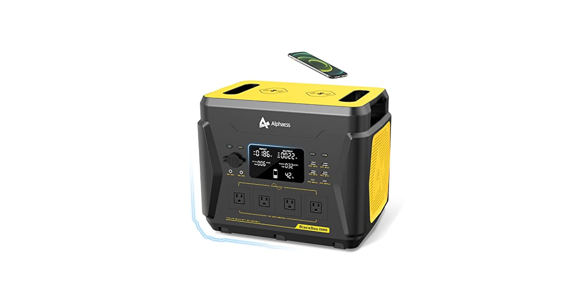 AlphaESS-ポータブル電源-BMS安全システム-ポータブルバッテリー省電力 Amazon.co.jp: ポータブル電源 2000Wh 大容量 AlphaESS 家庭用