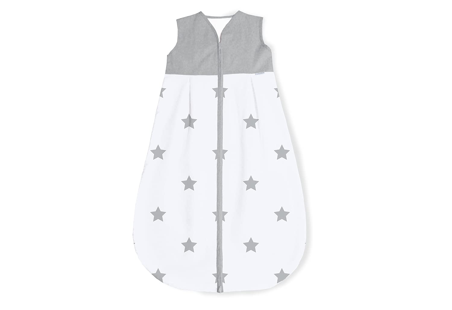 PINOLINO 76022-8S130 Schlafsack 'Sternchen', Sommer, 130 cm, grau Baby