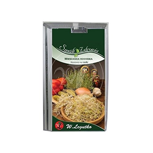 Sprouting Seeds - Russian Mix + Free Small sprouter!