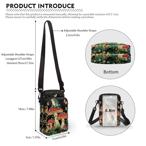 Image of Lightweight Small Crossbody Bags Cell Phone Purses Travel Pouch Shoulder Bag for Women
