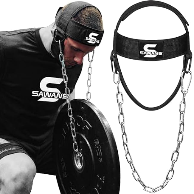 Neck Trainer Harness for Weight Sports - Neck Stretcher & Head Trainer - Adjustable, Fitness & Bodybuilding