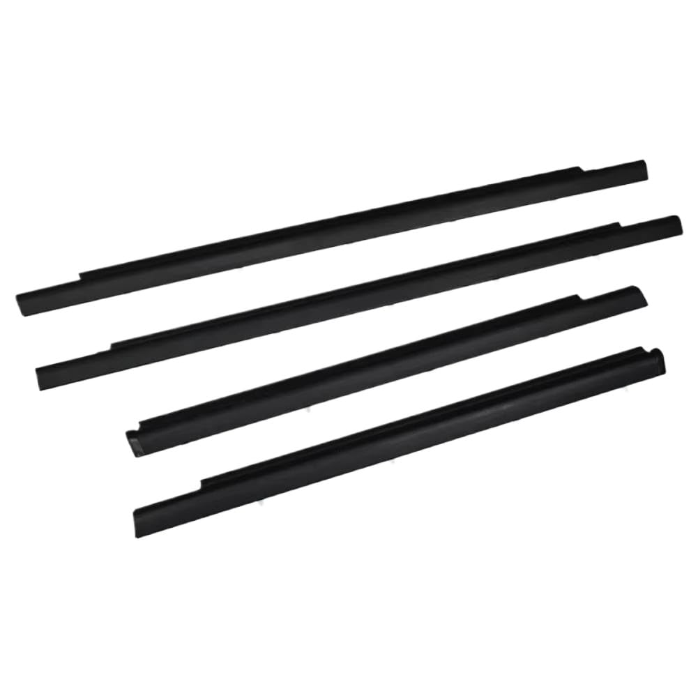 Yjnwgravm Onecolor Weatherstrip Window Door Belt Seal 75710-0C010 75720-0C010 75730-0C010 75740-0C010 4Pcs Compatible With Sequoia 2001-2007