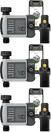 Image of Orbit 24516 B-hyve XD Smart Hose Watering Timer with Wi-Fi Hub, 1-Port (Pack of 3)