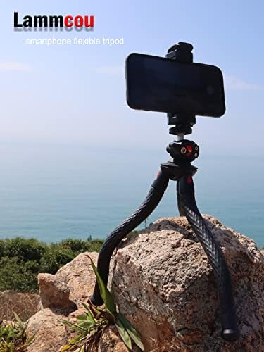 Lammcou Mini Tripod Ballhead 360 Degree Rotatable Tripod Head with Dual Kugelkopf Mini Magic Arm & Screw Coverter for DSLR Cameras Tripods Monopods Rig Vlogging Live Streaming Accessories