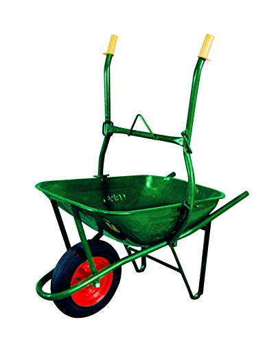 Carriola Ribaltabile saldata con Gancio montacarichi per sollevamento - capienza 80 Litri