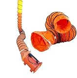 Robuster, flexibler, isolierter Kanalschlauch für Lüftungsauspuff, kommerzielle Qualität, tragbarer Abluftschlauch, 10 m