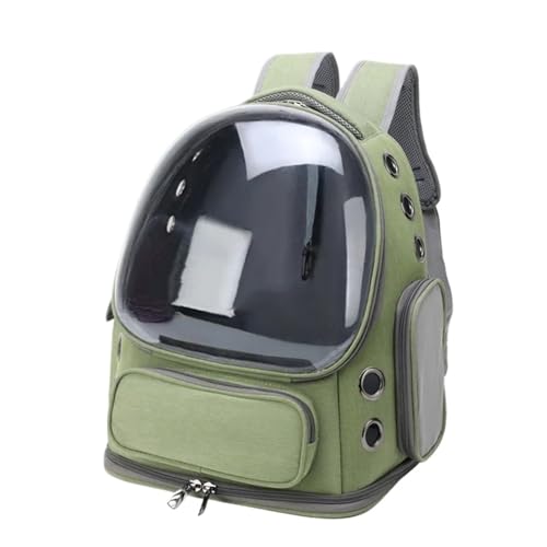 Sac à dos moto transparent pliable avec bandoulière pour animaux de compagnie