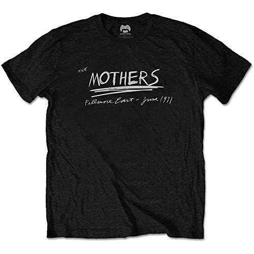 Rock Off Black Frank Zappa Filmore East Officiel T-Shirt Hommes Unisexe - Les Beatles, Paul McCartney, John Lennon, RIngo Starr, George Harrison Rock Off Black Frank Zappa Filmore East Officiel T-Shirt Hommes Unisexe