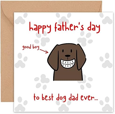Funny Dog Dad Card,Father's Day Card,Fathers Day Cards : Amazon.ca ...