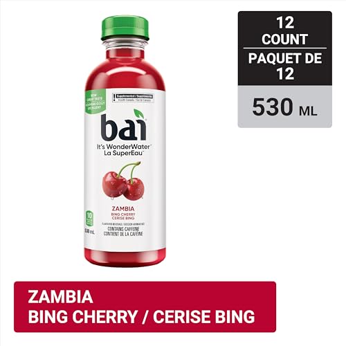 Bai®. It's WonderWater™. Zambia Bing Cherry. 530mL Bottles. 12-pack. - Image 3