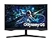 Samsung 32" Odyssey G5 G55C QHD Curved Gaming Monitor, 165Hz refresh rate and 1ms response time (MPRT), 1000R Curved Screen, AMD FreeSync, Middle East Version (New Launch) - LS32CG552EMXUE