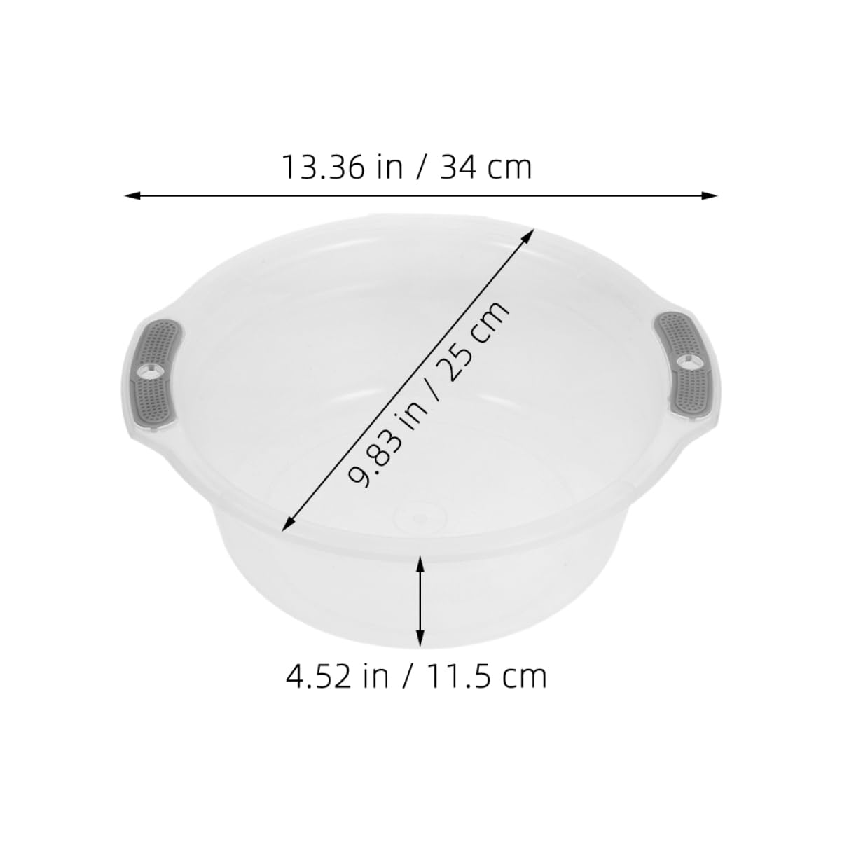 minkissy Versatile Vegetable Sink Plastic Wash Basin for Laundry Face Wash Vegetable Cleaning Compact Easy to Clean