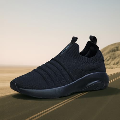 Image of Neeman's Unisex Begin Walk 'Breeze' Slip Ons Shoes | Breathable Knit Upper with Cushioned Insole & Supportive Midsole for Everyday Comfort