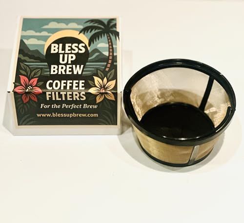 Bless Up Brew Reusable Coffee Filter, 5-12 Cup Basket, Permanent