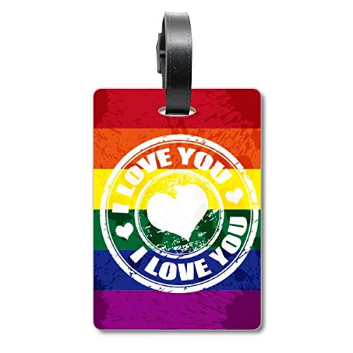 Étiquette pour valise arc-en-ciel LGBT pour ne plus perdre son sac