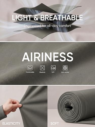 Image of JMIERR Men's Casual Baggy Pants Lightweight Wide Leg Lounge Travel Pants Streetwear with Pockets