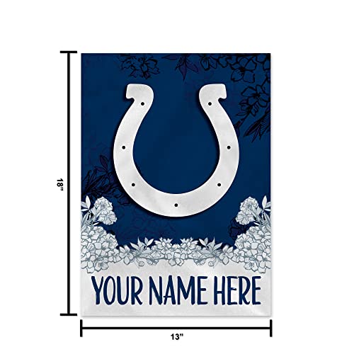 Image of Rico Industries NFL Standard /Primary Personalized 13 inch x 18 inch Double Sided Garden Flag