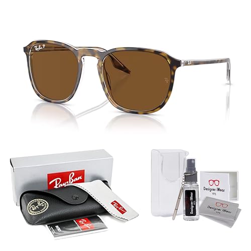 Ray-Ban RB2203 Square Sunglasses for Men for Women +BUNDLE with ACCESSORY EYEWEAR KIT2