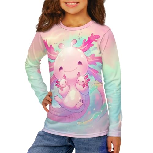 Girls Shirts Long Sleeve T-Shirts for Girls Kids Tees Fall Tops Clothes 3-16 Years3