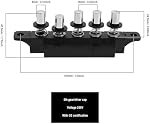 2pcs 250V 4A Range Hood Control Keyboard Switches 5 Position 5 Speed Plug-in Keyboard Button Switch Used for Kitchen Range Hood and Range Hood