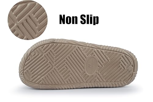 Image of Weweya Slides for Women and Men - Bathroom Shower Shoes - Non Slip House Slippers - Lightweight Beach Sandals