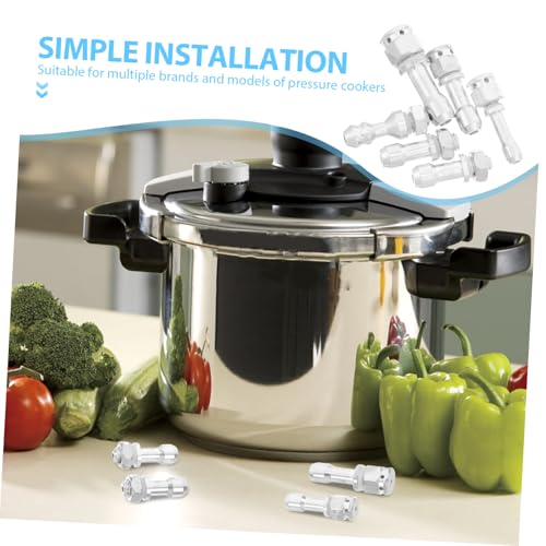 ABOOFAN Universal Pressure Cooker Vent Pipe Replacement 6pcs Safety Valves Steam Vent Tube Firm Construction Accurate Venting System Easy to Install Accessories miniatura 3