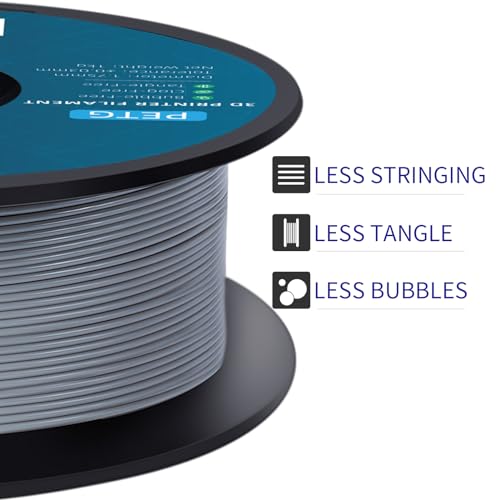 Image of Geeetech petg Filament 1.75mm 500g Bright Grey