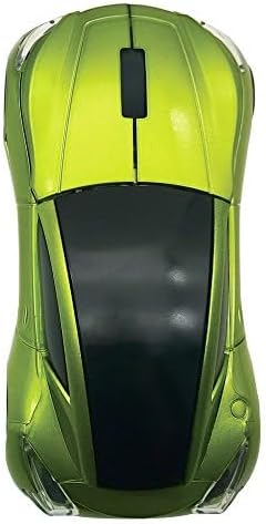 Miniatura 2 de Ratón inalámbrico de coche para computadora, con receptor USB, 3D, 1600 DPI, fresco y lindo, para computadora portátil, PC, Mac, para niños, niñas,