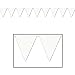 Indoor/Outdoor Pennant Banner (white) Party Accessory  (1 count) (1/Pkg)