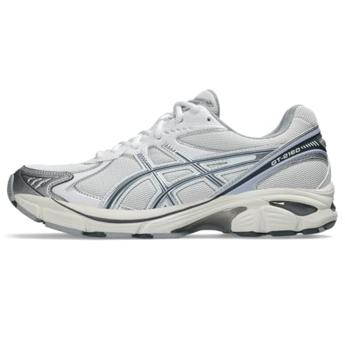 ASICS GT-2160 Baskets unisexes Blanc et bleu délavé pour un style rétro running unique