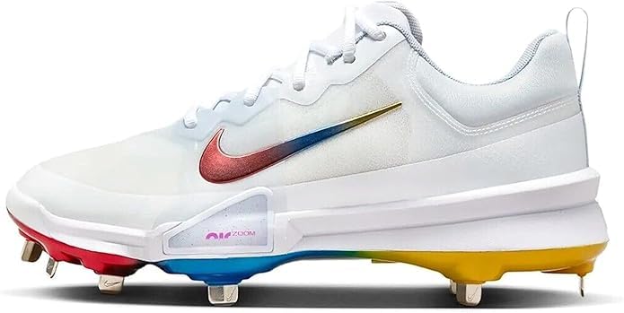 Nike Force Trout 9 Pro FB2907-106 White-Hyper Violet Men's Baseball Cleats 13 US