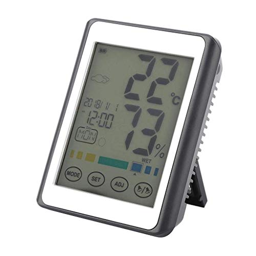Image of HIONJIN Room Thermometer Digital Hygrometer Thermometer, Indoor Thermometer Humidity Monitor, Temperature Humidity Gauge