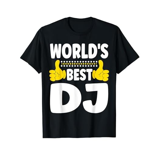 Miglior titolo di lavoro DJ al mondo Professione divertente DJ Maglietta