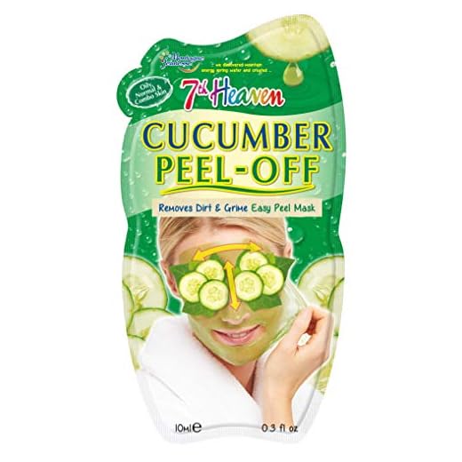 Montagne Jeunesse - Mascarilla Facial - 7th Heaven Mascarilla Peel Off de Pepino - Limpia y Protege - Ingredientes Naturales - Crema Hidratante Facial Mujer