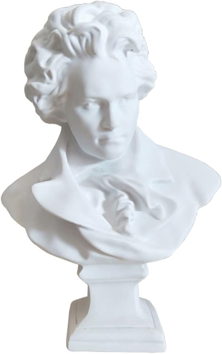 PRETYZOOM 1Pc Resin Portrait Sculpture European Style Bust Decor Versatile Art Craft Ornament for Living Present Hotel Decoration Elegant Aesthetic Design