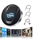 【時代を開く 業界最新傑作】 HEYINCAR+ CarPlay AI Box Android 13アタブター nano SIMカード/Micro SDカードスロット 投影 ワイヤレス Carplay ワイヤレス Android Auto 前席でYoutube Netflix どこでもディーガなど動画視聴可能 98%以上の車種適用 技適認証取得済み 日本語取扱説明書付き(ブラック)