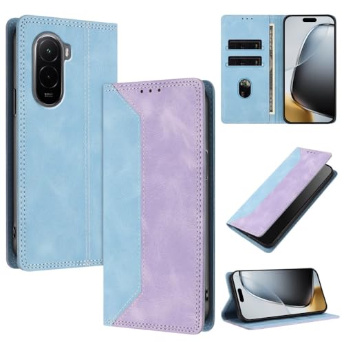 Coque Xiaomi Poco X7 5G portefeuille bleu pour vos déplacements urbains