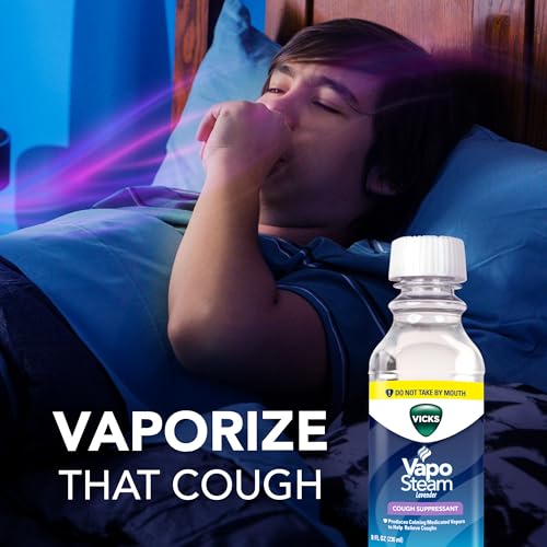 Image of Vicks VapoSteam Lavender, Medicated Liquid Camphor, 8 Oz