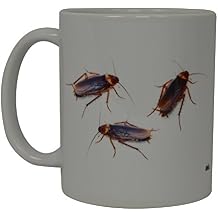 Rogue River Tactical Funny Coffee Mug Cockroaches Gross Joke Novelty Cup Great Gag Gift Idea For Men Women Office Party Employee Boss Coworkers Cockroach 2