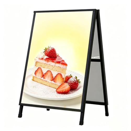 A �^�Ŕ� �d���Ŕ� LED�d���X�^���h ���ʕ\�� �[�d���d���� �܂肽���� �|�X�^�[�����ȒP �X�܉��O�J�t�F���H�X�p(60X90cm,�y�[�d���z����)