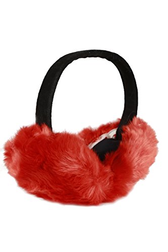 Image of FabSeasons Faux Fur Winter Outdoor Accessory Foldable Ear Muffs /Warmer for Girls & Women for protection from Cold, Ideal Head /Hair Accessory during winters