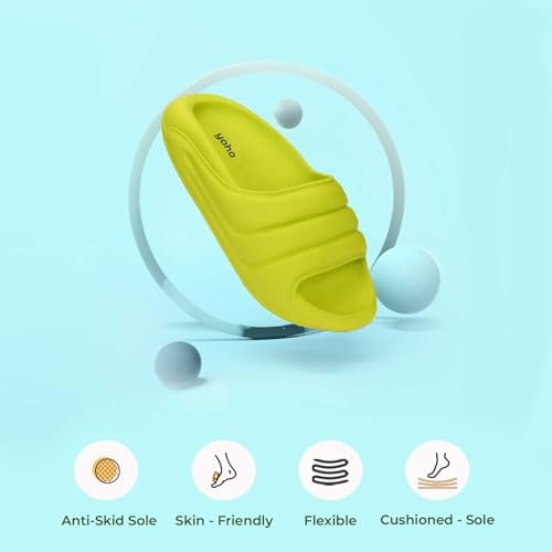 Image of YOHO Dolphy EVA Sliders For Women | Anti-slip sole | Sweat free | Super flexible