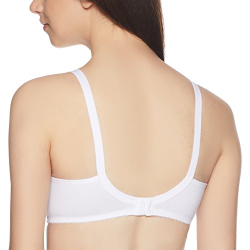 Image of Triumph Comfort Wireless Non Padded Everyday Women Cotton Bra Soft Breathable Cotton, Cut‑n‑Sew Cups 3 /4 Coverage, High Center Bridge Lace Trim & Bow Daily Comfort, Natural Shape Pack Of 1