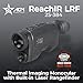 AGM Global Vision ReachIR LRF 25-384 Thermal Imaging Monocular with Built-in Laser Range Finder, 20mK, 12 Micron, 384x288 (50 Hz)